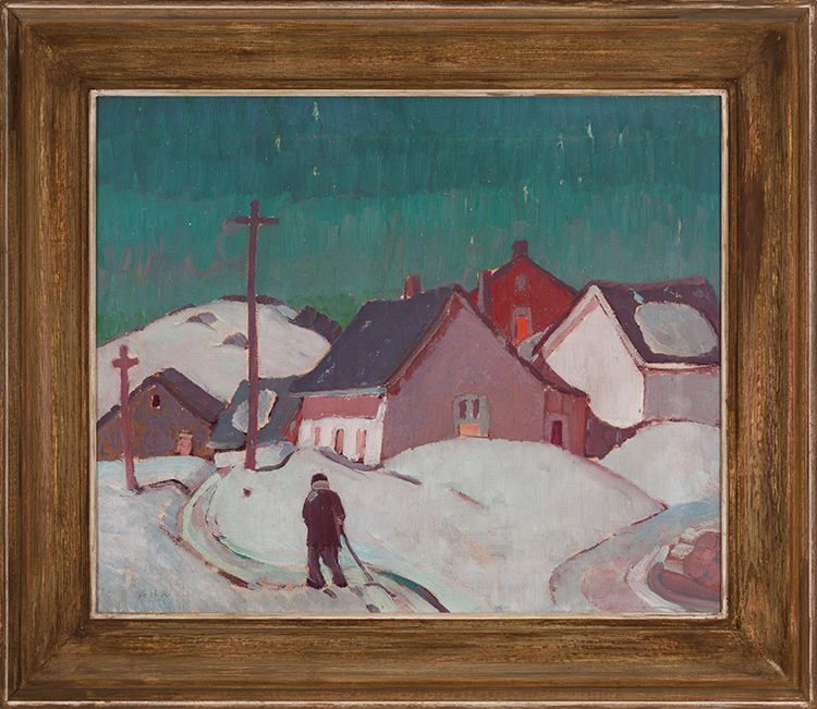 Quebec Village in Winter by Albert Henry Robinson