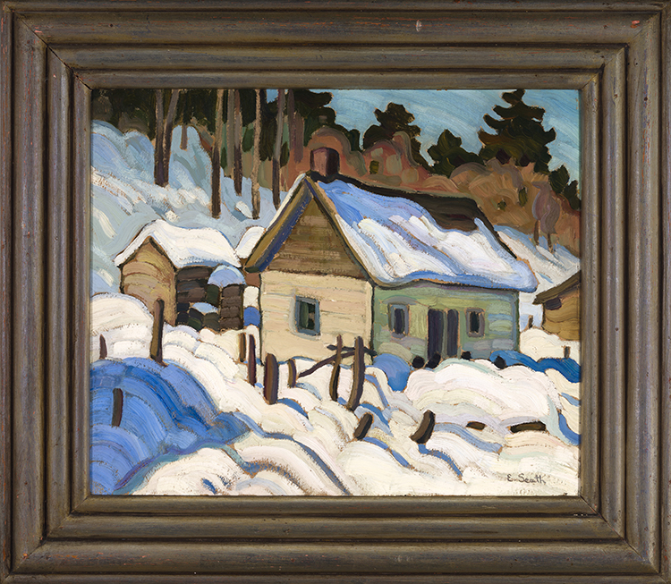 Cabin in Winter by Ethel Seath