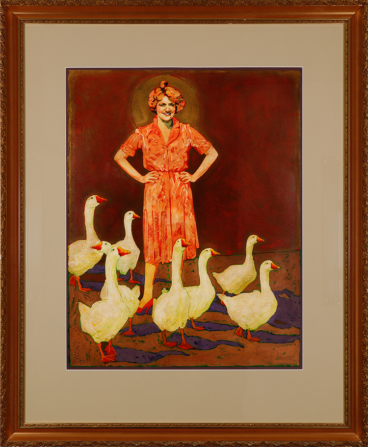 Golden Goose Girl par Grant Wesley Leier