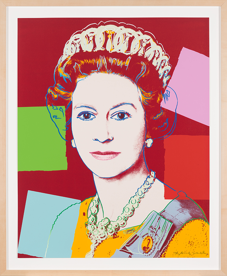 Queen Elizabeth II of the United Kingdom, from Reigning Queens (F.S.II.334) by Andy Warhol