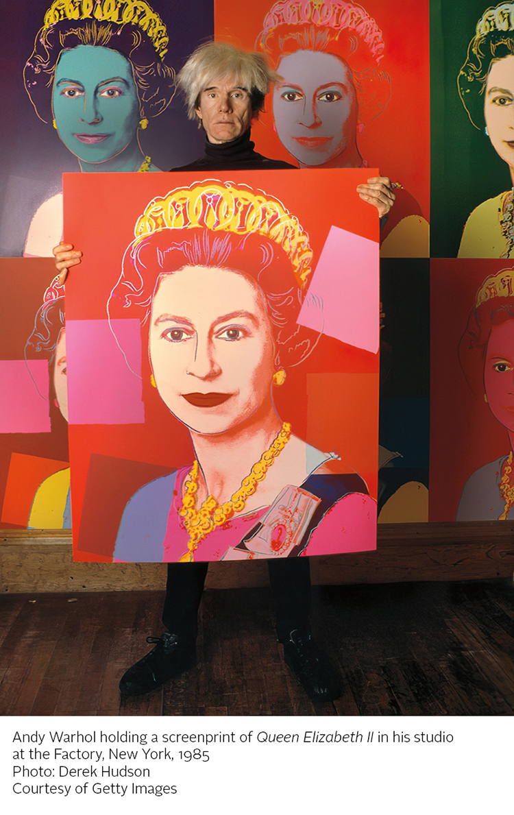Queen Elizabeth II of the United Kingdom, from Reigning Queens (F.S.II.334) by Andy Warhol