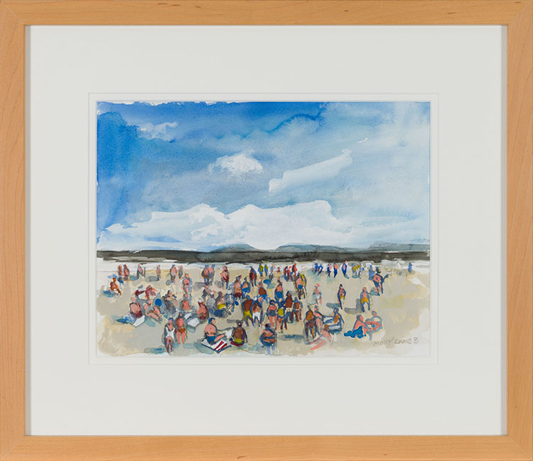 Beach Scene by Molly Joan Lamb Bobak