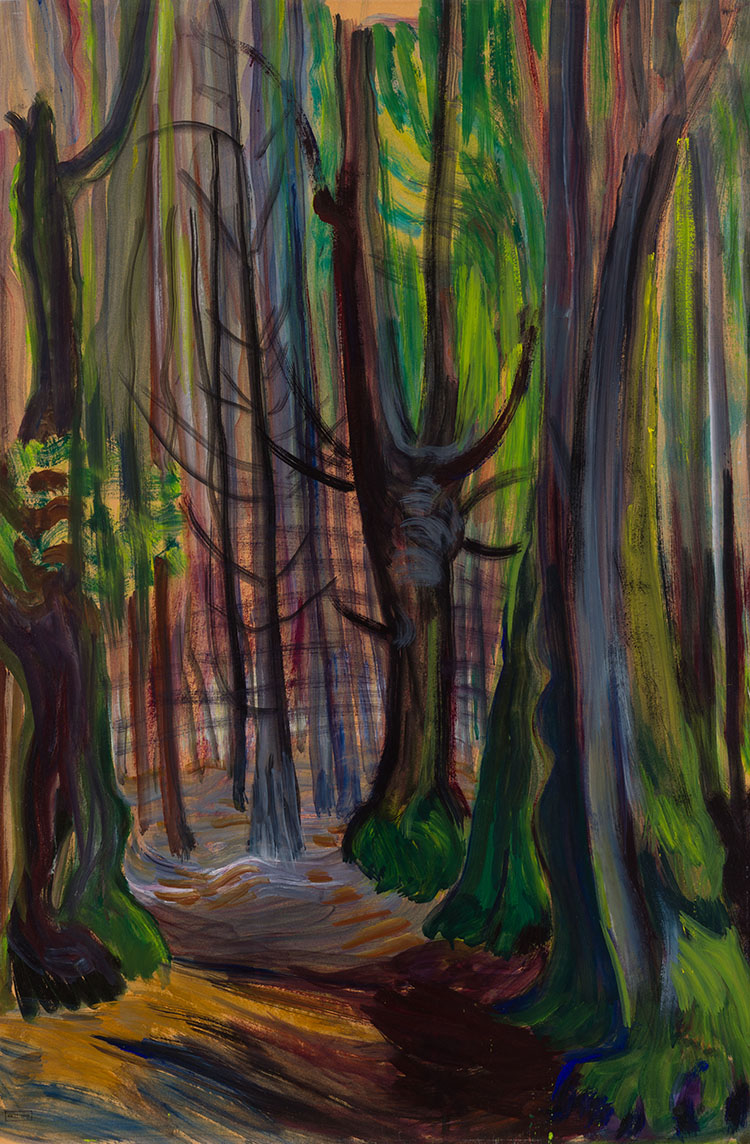 Deep Forest Path par Emily Carr