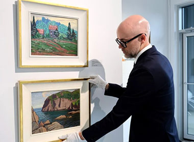 Heffel in the News - Two Lawren Harris paintings, major Jean Paul Riopelle to be displayed in Calgary for auction preview