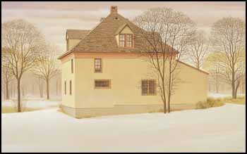 Tessier's Barn by Christopher Pratt vendu pour $27,500