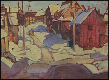 Street in Hull by Kathleen Frances Daly Pepper sold for $8,050