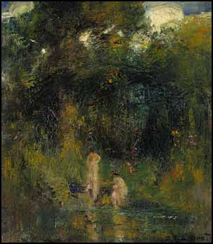 Evening Bathers by Laura Adelaine Muntz Lyall sold for $3,738