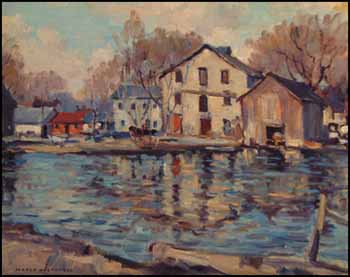 Belleville Harbour by Manly Edward MacDonald sold for $6,325