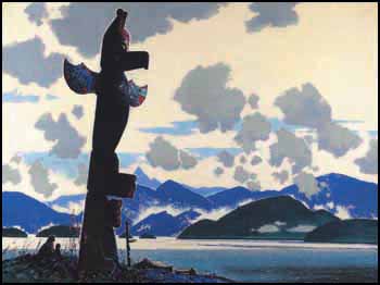Totem Pole - Vancouver Island by George Franklin Arbuckle sold for $6,900