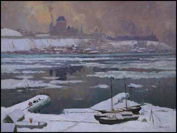 View of Quebec from Levis by Maurice Galbraith Cullen vendu pour $207,000