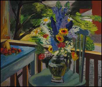 Still Life with Flowers by Henri Leopold Masson vendu pour $11,500