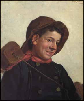 The Fisher Boy by Paul Peel sold for $74,750