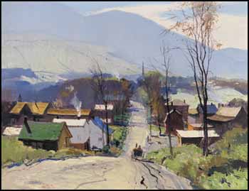 The Road into the Village by George Franklin Arbuckle sold for $6,325