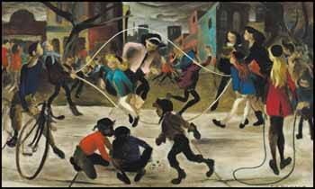 Children Skipping by William Arthur Winter sold for $8,050