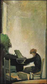 Le Pianiste by Marc-Aurèle Fortin sold for $126,500