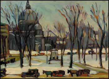 Dominion Square, Montreal by Kathleen Moir Morris sold for $126,500