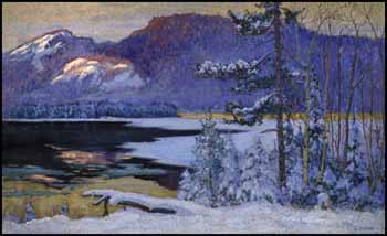 Sunglow on the Palisades, Lac Tremblant by Maurice Galbraith Cullen vendu pour $402,500