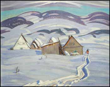Winter Afternoon near Baie Saint-Paul, Quebec by Alexander Young (A.Y.) Jackson vendu pour $603,750