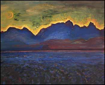 Dusk - Tantalus Range by Frederick Horsman Varley sold for $402,500