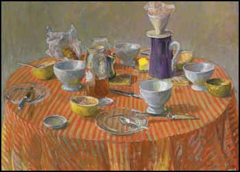 Still Life After Breakfast by Joseph Francis (Joe) Plaskett sold for $16,380