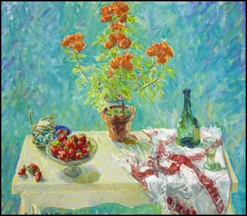 Mavis Rose and Strawberries by Joseph Francis (Joe) Plaskett vendu pour $10,530
