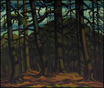Dark Cedars by Carl Fellman Schaefer sold for $46,800