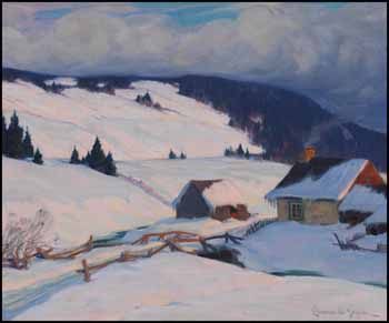 Environs de Baie-Saint-Paul by Clarence Alphonse Gagnon sold for $315,900