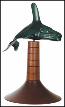 Killer Whale on Clan Hat by William Ronald (Bill) Reid vendu pour $43,875