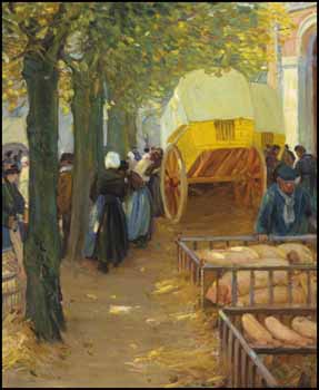 Market in Brittany by Helen Galloway McNicoll sold for $234,000