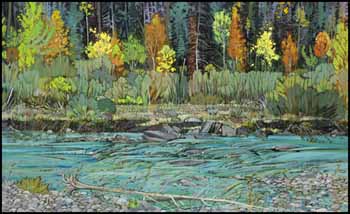 Fall on Baker's Creek, Kananaskis by Edward William (Ted) Godwin sold for $14,040
