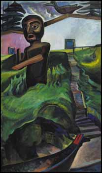 The Crazy Stair (The Crooked Staircase) by Emily Carr