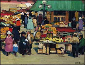 Byward Market, Ottawa by Kathleen Moir Morris sold for $111,150