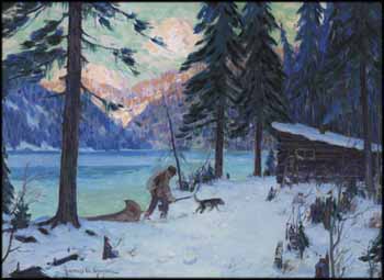 The Trapper's Return by Clarence Alphonse Gagnon