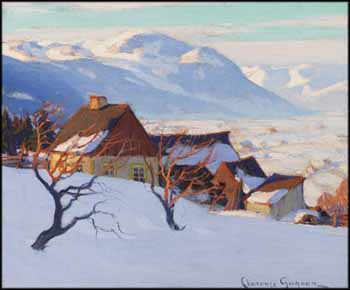 Paysage de Charlevoix by Clarence Alphonse Gagnon vendu pour $141,600