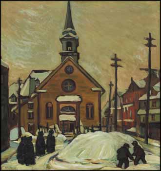 Church in Winter by Kathleen Moir Morris