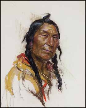 Portrait of a Plains Indian (00658/2013-03844) by Nicholas de Grandmaison