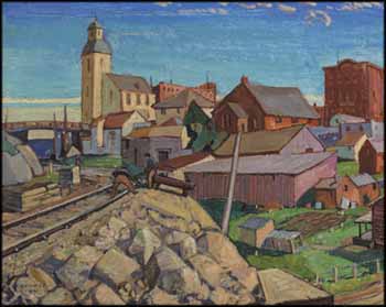 A Northern Town, Mattawa, Ontario by Arthur Lismer sold for $324,500