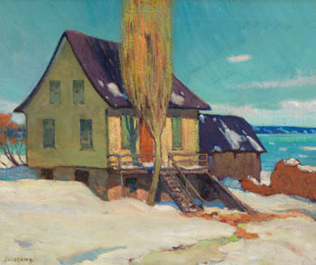 Quebec Farm House by John William (J.W.) Beatty sold for $47,200