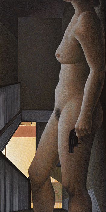 Woman with Revolver by Alexander Colville sold for $841,250