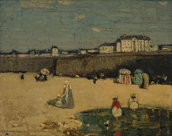 La plage by James Wilson Morrice