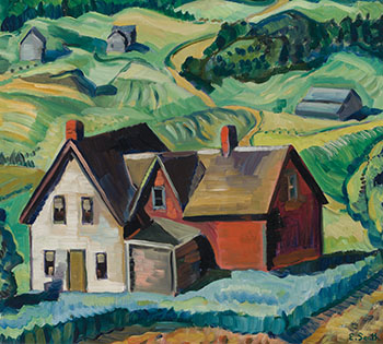 Summer Landscape, Eastern Townships by Ethel Seath sold for $37,250