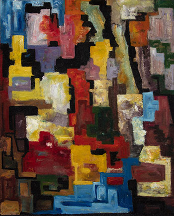 Abstract by Hortense Mattice Gordon sold for $25,000