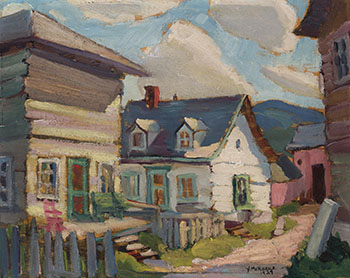 Old House, Baie St. Paul by Muriel Yvonne McKague Housser sold for $25,000