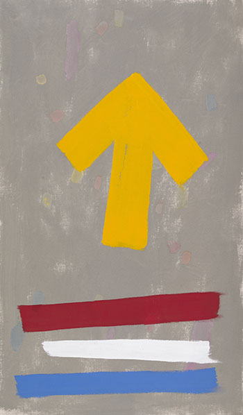 Yellow Road Mark by Jack Hamilton Bush