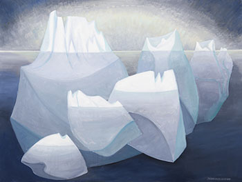 Aurora and the Bergs by Doris Jean McCarthy sold for $181,250