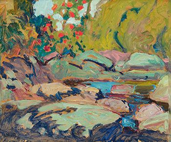 On Mongoose Creek, Algoma by James Edward Hervey (J.E.H.) MacDonald vendu pour $265,250