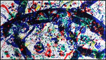 Untitled by Sam Francis sold for $1,840