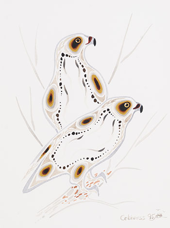 Two Hawks by Eddy Cobiness sold for $2,125