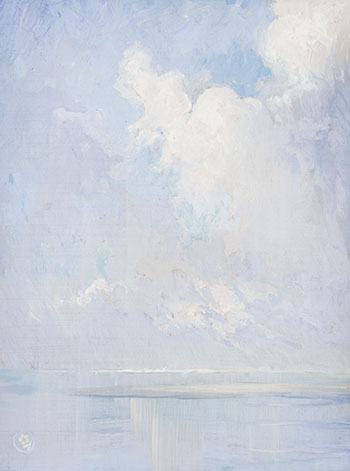 A Study of Sea and Sky by Ernest Percyval Tudor-Hart sold for $3,438