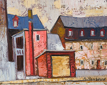 Boulevard Charest, Quebec by Albert Rousseau sold for $1,750